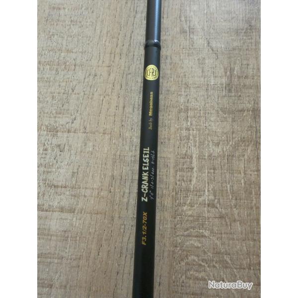 Canne MEGABASS Destroyer P5 F3.1/2 70 X Z-Crank elseil