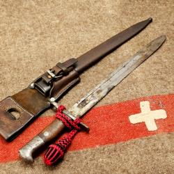 Ba&iuml;onnette de parade Schmidt-Rubin G11 G89 G96/11 mod&egrave;le 1889 - Berne SE10