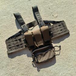 Chest-Rig Unobtainium Gear LV-X + placard & dangler - Ranger Green