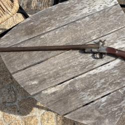Carabine de braconnier pliante XIXe.