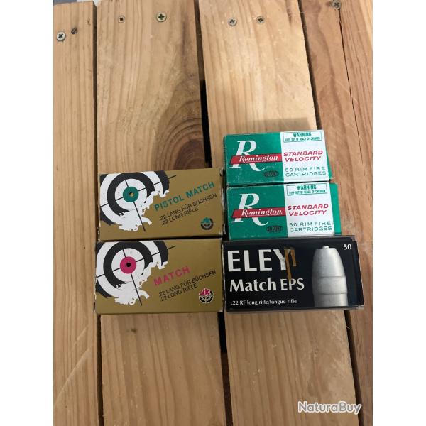 Lot 22lr sk precision; eley; remington