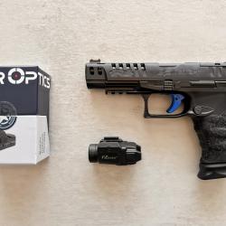Walther Q5 Match 9x19 avec point rouge Vector Optics - Excellent &eacute;tat
