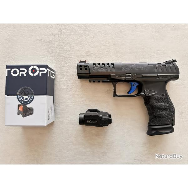 Walther Q5 Match 9x19 avec point rouge Vector Optics - Excellent �tat