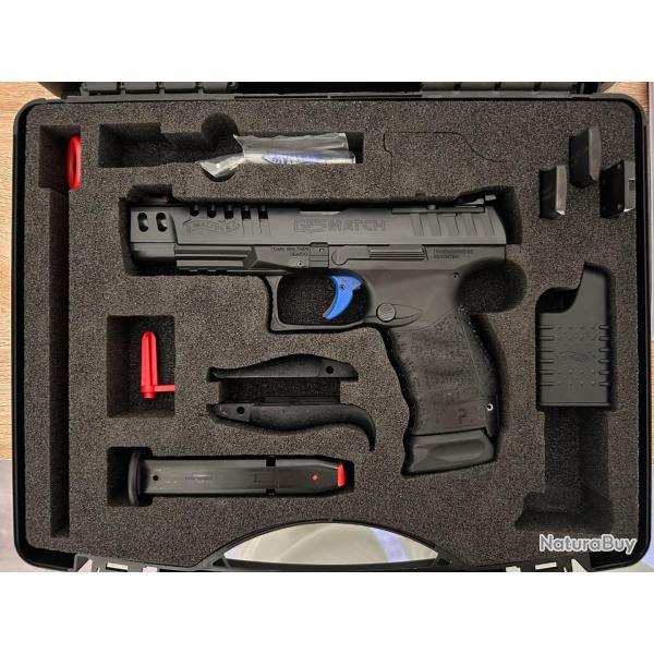 Walther Q5 Match 9x19 Excellent �tat Optique ready