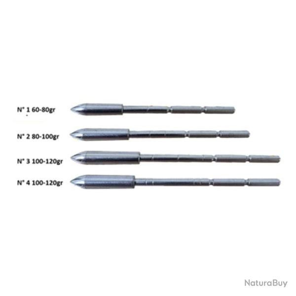 Pointe � coller Inoxydable 3.2 - X-Line - N�4 : 100-120gr - Spine 350-400