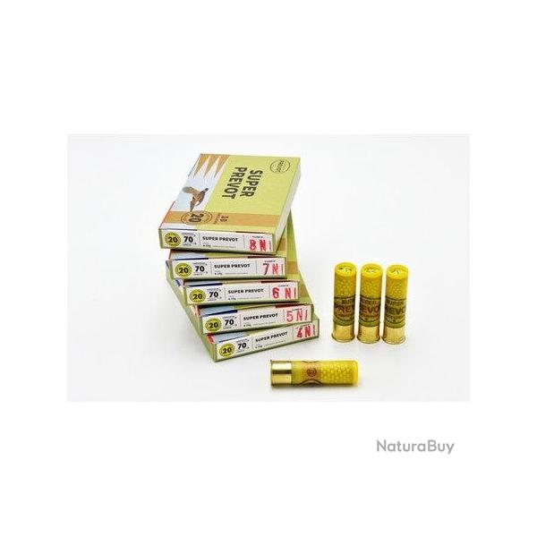 Cartouches Prevot Super BJ - 4 / Par 1 / 20/70