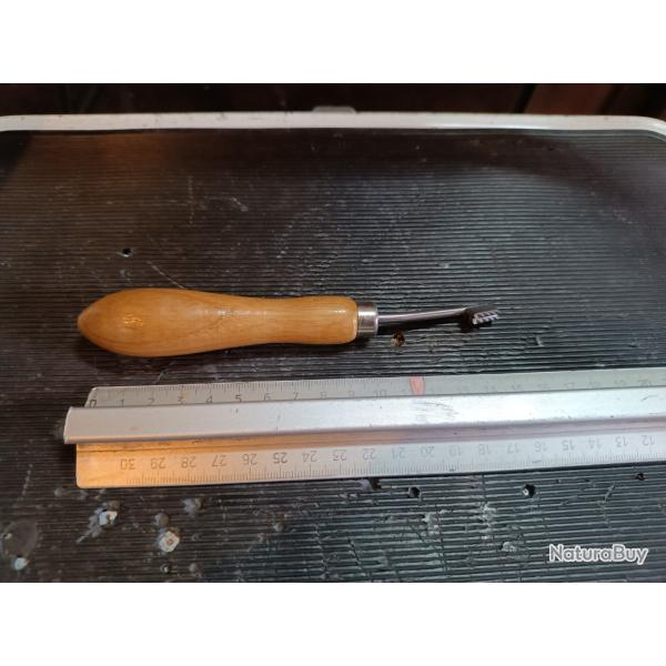 Outil a quadriller les crosses outil a quadrillage crosse de fusil  professionnel 2 lignes b