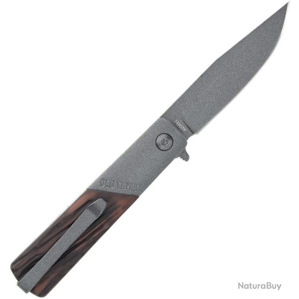 Couteau de Poche Schrade Frontier Barlow Lame Acier Inox Manche Luxewood SCH1203145
