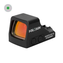 HOLOSUN HE407K-X2-GR Vert | Viseur reflex ultra-compact | Point 6 MOA | Empreinte Holosun K