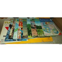 LOT DE 10 REVUES " RADIO " ANNEE 1989 MANQUE JANVIER ET AOUT , REVUE DES ONDES COURTES ET DES RADIOC