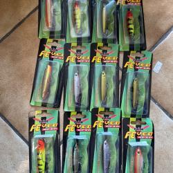 Lot de 12 leurres durs Milo lot 2