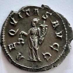 Pi&egrave;ce de Monnaie Romaine De Philippe L'Arabe  Billon Poids Lourd