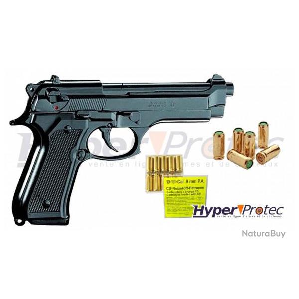 Pack Kimar 92 + balles � blanc + cartouches lacrymog�ne