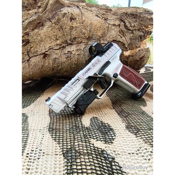 pistolet semi-automatique canik sfx rival s chrome 9x19
