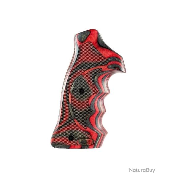 POIGNEE BOIS LAMINE SPORT S&W ROUGE CARCASSE K/L