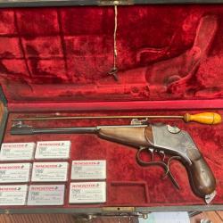 rare superbe pistolet de tir de grande qualit&eacute; FOERSTER  &agrave; berlin . allemagne calibre 22 lr