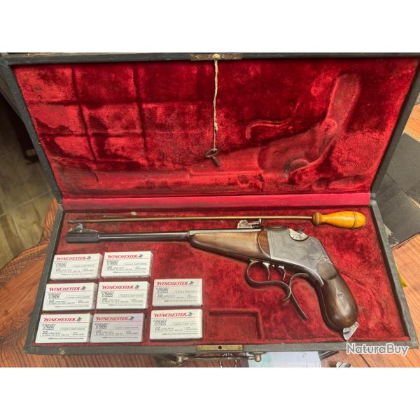 rare superbe pistolet de tir de grande qualit� FOERSTER  � berlin . allemagne calibre 22 lr