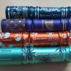 Lampe porte cl&eacute;s olight lot 4 pi&egrave;ces