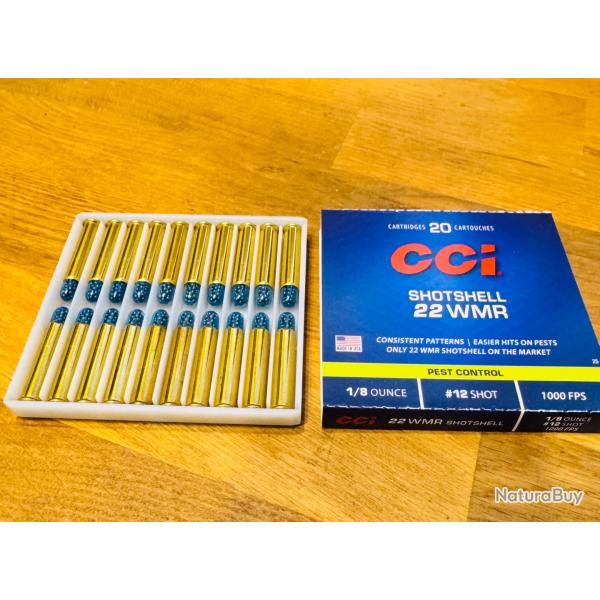 CCI 22 magnum shot shell (grenaille)