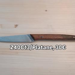 Couteau de table en Platane