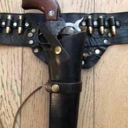 Holster, ceinturon cartouchi&egrave;re western
