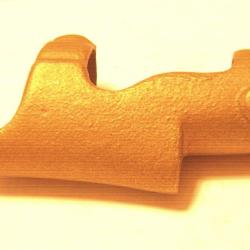 Ebauche d'embouchoir en laiton fusil marine / mousqueton 1777-1822 - r&eacute;plique ancienne