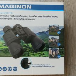 Paire de jumelles "MAGINON" -  Zoom 8-24 x 50 mm FFB  + pochette noir nylon