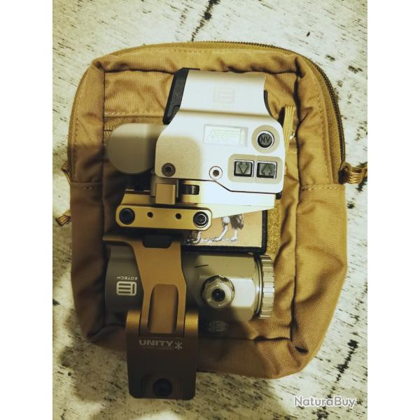 Eotech EXPS 3-2. tanEotech G45. tanUnity tactical flip to centre mount. tanUnity tactical riser.