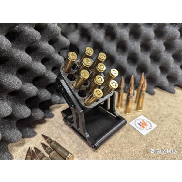 PORTE CARTOUCHE 308win - Pr�sentoir pour 20 cartouches - Calibres 308 Winchester