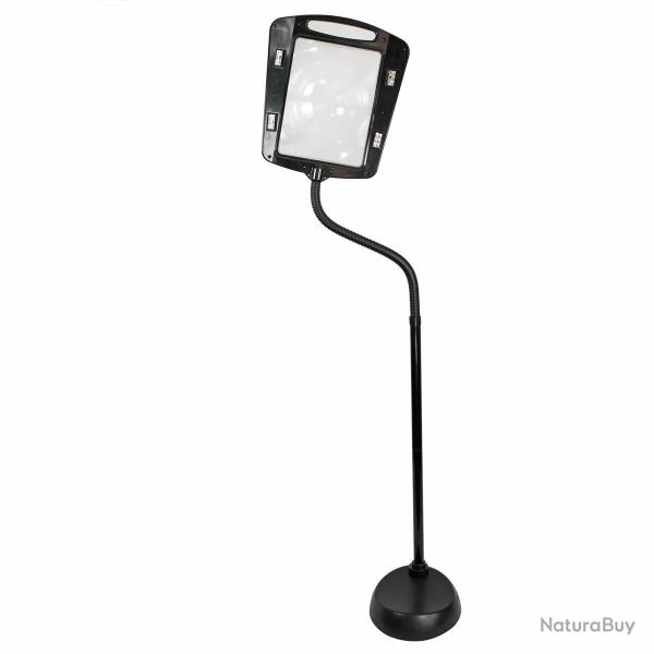 Maxi Loupe de Lecture sur Pied Easy Reading - Grossissement X5 avec �clairage LED