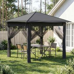 Abri de avec 4 parois 2,6 x 2,6 m