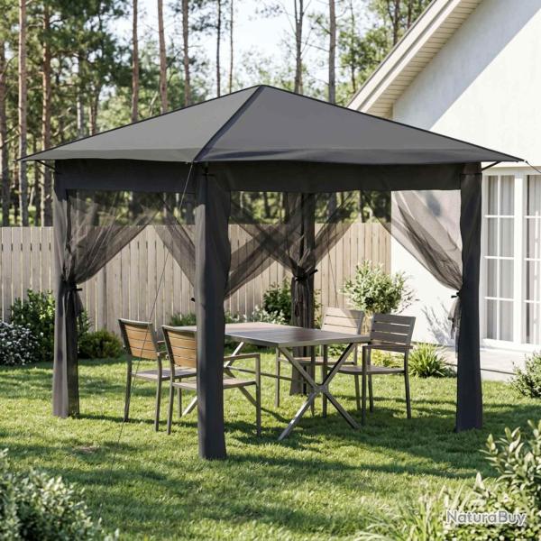 Abri de avec 4 parois 2,6 x 2,6 m