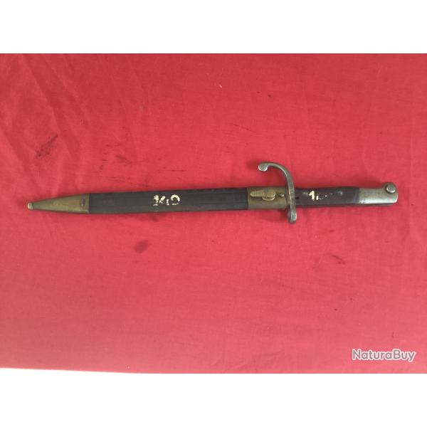 Baionnette mauser chilien