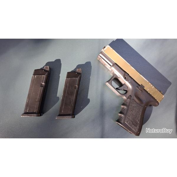 KJ Works - Glock 32C GBB + 2 chargeurs (sans fuite - pr�t � jouer)