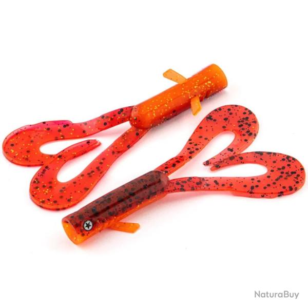 Leurre Souple LMAB Drunk Dancer Mini 5cm Par 7 5cm 0,7g #Bloody Mary