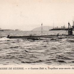 Carte postale sous-marin Gustave Z&eacute;d&eacute;  -N&deg;8584