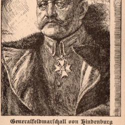 Carte postale Generalfeldmarschall von Hindenburg -N&deg;8587