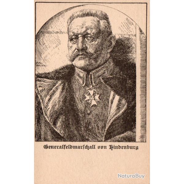 Carte postale Generalfeldmarschall von Hindenburg -N�8587