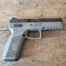 CZ P-09 Airsoft GBB 6mm BB - R&eacute;plique ASG/KJW Tan