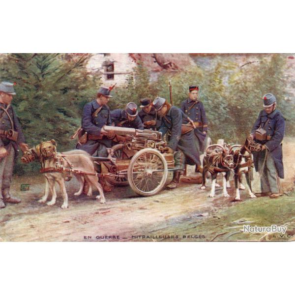 Carte Postale Ancienne - Mitrailleuses Belges -N�8590