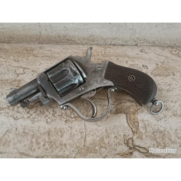 Rare revolver bulldog 320 modele a pontet fonctionnelle manque ressort detente et portiere apte tir