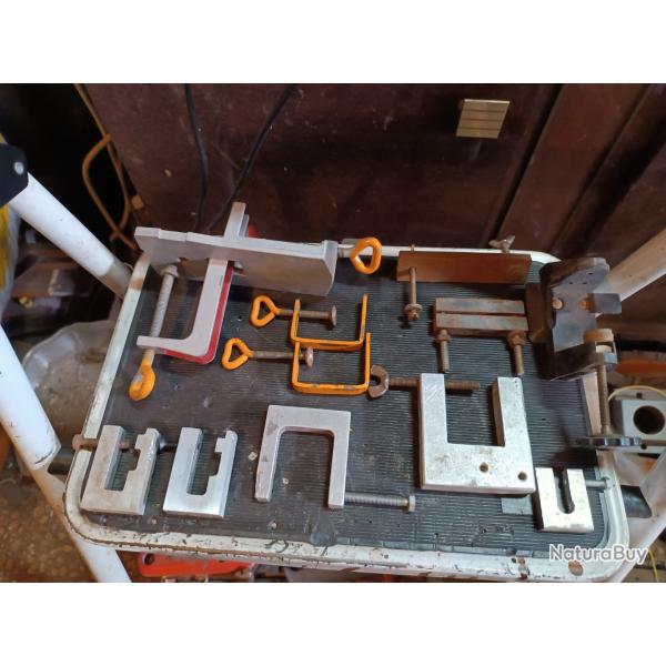 Lot outils de serrage divers