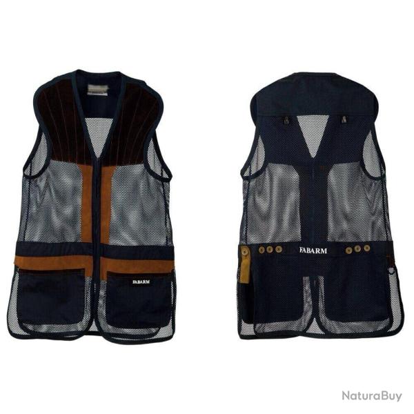 Gilet de tir FABARM Superlative Summer blaeu marine - Ambidextre Taille XXXL
