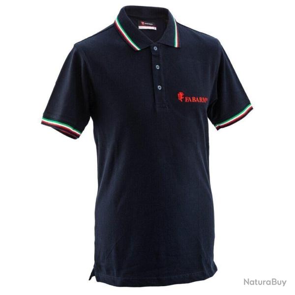 Polo Fabarm Manches courtes bleu marine T.XL