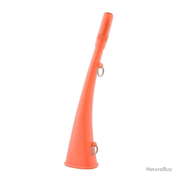 Corne d'appel 25 cm ABS orange fluo - Elless