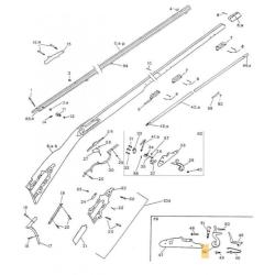 Pi&egrave;ces d&eacute;tach&eacute;es pour fusil Kentucky Pedersoli HAMMER