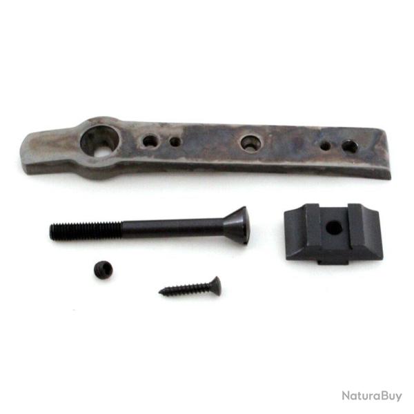Kit rail + r�hausse de guidon Pedersoli pour armes � poudre noire