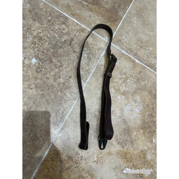 Bretelle / Sangle cuir pour Fusil d'assaut HK G3 G3 Gewehr 3 Heckler & Koch Mauser