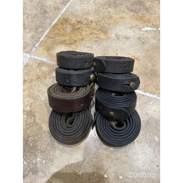 Bretelle / Sangle cuir pour Fusil mauser export ou autre m48