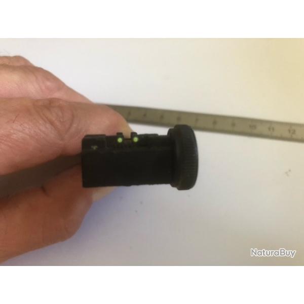 Hausse r�glable pour carabine avec 2 oeilletons luminescents pour vision de nuit